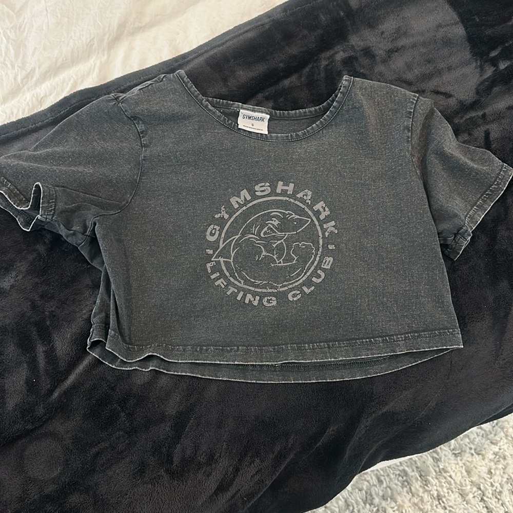 Gym Shark Crop T Shirt